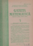 Gazeta Matematica Ianuarie 1986