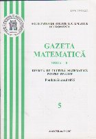 Gazeta Matematica, Nr. 5 - Mai 2007