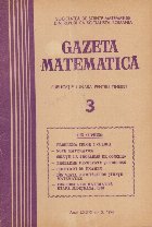 Gazeta Matematica Martie 1976