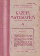 Gazeta Matematica Septembrie 1987