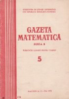 Gazeta matematica Seria Mai 1973