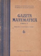 Gazeta Matematica Seria Iunie 1974