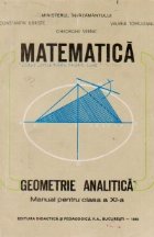 Geometrie analitica Manual pentru clasa