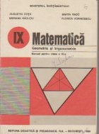 Geometrie trigonometrie Manual pentru clasa