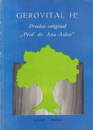 Gerovital H3 - Produs original, Prof. dr. Ana Aslan