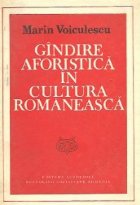 Gindire aforistica in cultura romaneasca