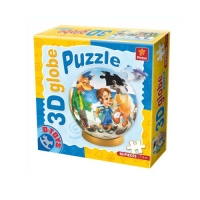 3D Globe Puzzle Basme - Pinocchio
