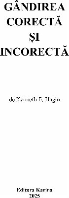 Gândirea corectă şi incorectă