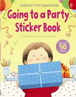 Going to a party sticker book