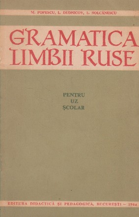 Gramatica limbii ruse pentru uz scolar