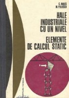 Hale industriale cu un nivel. Elemente de calcul static