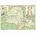 coperta Harta Judeţul Braşov -   Dimensiune: 140                     x 100  cm