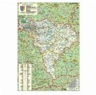 coperta Harta Judeţul Alba -   Dimensiune: 140                     x 100  cm