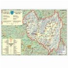 coperta Harta Judeţul Covasna - Dimensiune: 100 x 70 cm