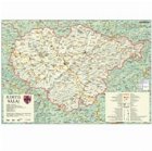 coperta Harta Judetul Salaj - Dimensiune: 100 x 70 cm