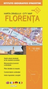 Harta orasului Florenta (Scara 1:10.000)