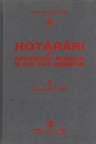 Hotarari Guvernului Romaniei alte acte
