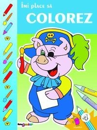 Imi place sa colorez. Vol. IV (albastru)