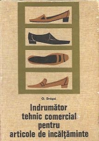 Indrumator tehnic comercial pentru articole de incaltaminte