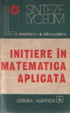 Initiere in matematica aplicata