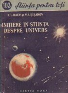 Initiere stiinta despre Univers