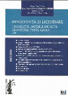 Insolventa lichidare Legislatie modele acte