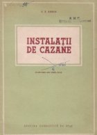 Instalatii de cazane