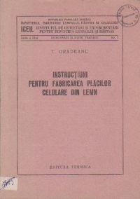 Instructiuni pentru fabricarea placilor celulare din lemn