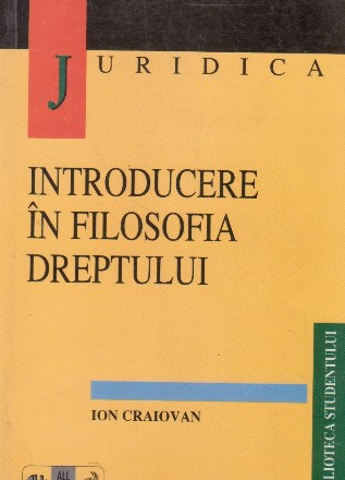 Intoducere in filosofia dreptului