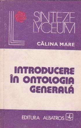 Introducere in Ontologia generala