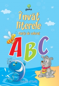 Invat literele (carte de colorat)