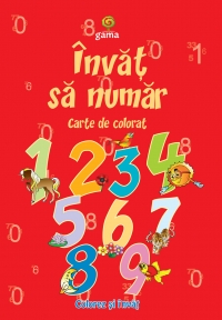 Invat sa numar (carte de colorat)