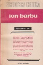 Ion Barbu interpretat de...