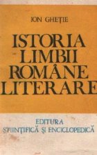 Istoria limbii romane literare (Privire sintetica)