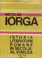 Istoria literaturii romane in secolul al XVIII-lea (1688-1821), Volumul al II-lea - Epoca lui Petru Maior. Exc