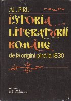 Istoria literaturii romane origini pina