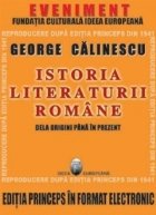 Istoria Literaturii Romane - prima editie in format electronic - CD