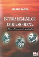 Istoria romanilor Epoca moderna Editia