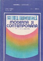 Istoria universala moderna contemporana Manual