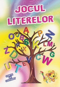 Jocul literelor - Carte de colorat si invatat literele