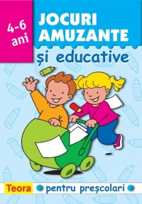 Jocuri amuzante si educative pentru prescolari - vol. 4 (bleu)