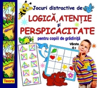 Jocuri distractive de logica, atentie si perspicacitate pentru copiii de gradinita (varsta 4+)