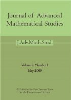 coperta Journal of Advanced Mathematical Studies.Volume 2,Number 1(May 2009)