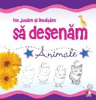 coperta Ne jucam si invatam sa desenam animale. O carte de activitati (20 creioane)