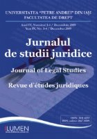 Jurnalul studii juridice Journal Legal