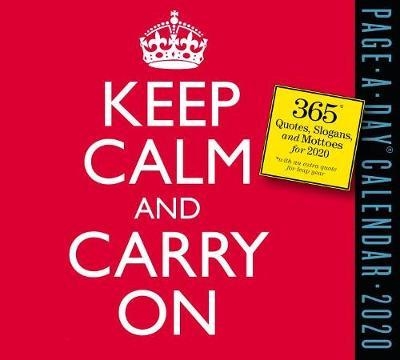 Keep Calm and Carry on Page-A-Day Calendar 2020