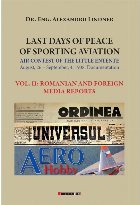 Last days of peace of sporting aviation . Air contest of the little entente, August, 26 - September, 4. 1938. 