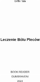 Leczenie bólu pleców