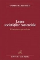 Legea societatilor comerciale Comentariu articole