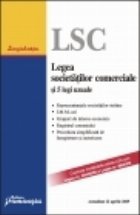 Legea societatilor comerciale si 5 legi uzuale - actualizat 22 aprilie 2009 -